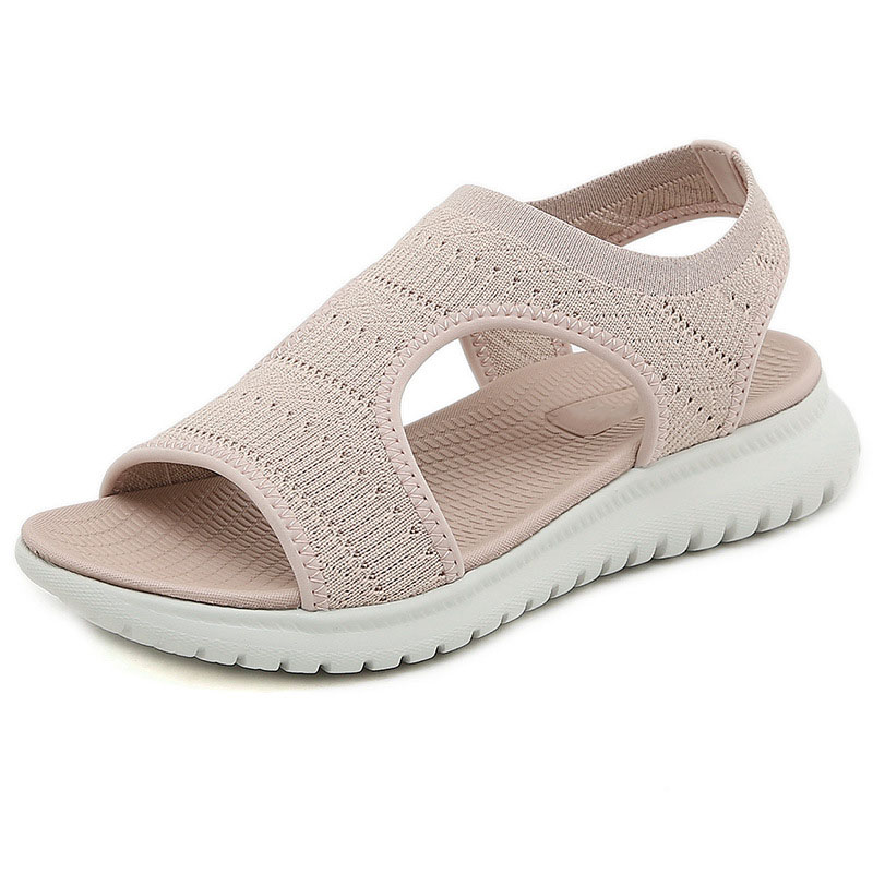 Orthopedic Sandals Cushion Walk Fly Knit Sporty Sandal EEE Fit-tidenox