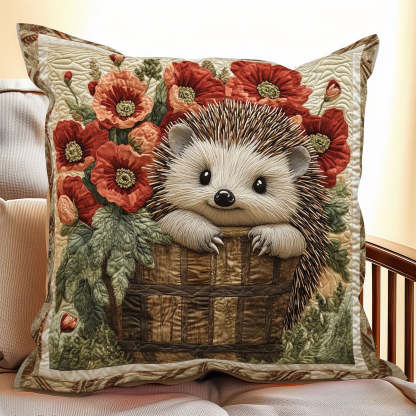 Peeking Hedgehog CP1604074CL Pillow Case-tidenox