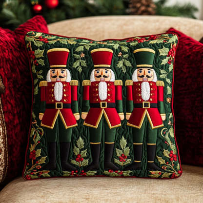 Christmas Nutcracker XR1809010CL Quilt Pillow Case-tidenox