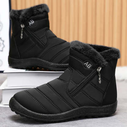 Warm Winter Snow Boots, Long Plush-Lined Unisex Boots, Waterproof and Non-Slip for Men and Women-tidenox