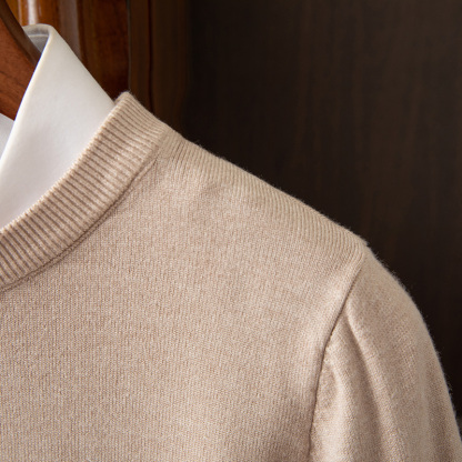 Men's Long Sleeve Cashmere Sweater