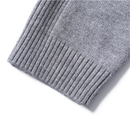Men's Turtleneck Basic Cashmere Base Sweater-tidenox