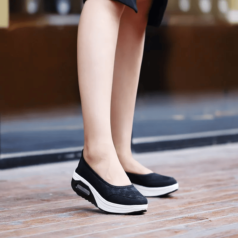 🌸🎉 Trendy Must-Have! Only a Few Left! ✨🥿💫Women's Daily Comfortable Breathable Shockproof Arch Support Orthopedic Slip-on Sneakers-tidenox