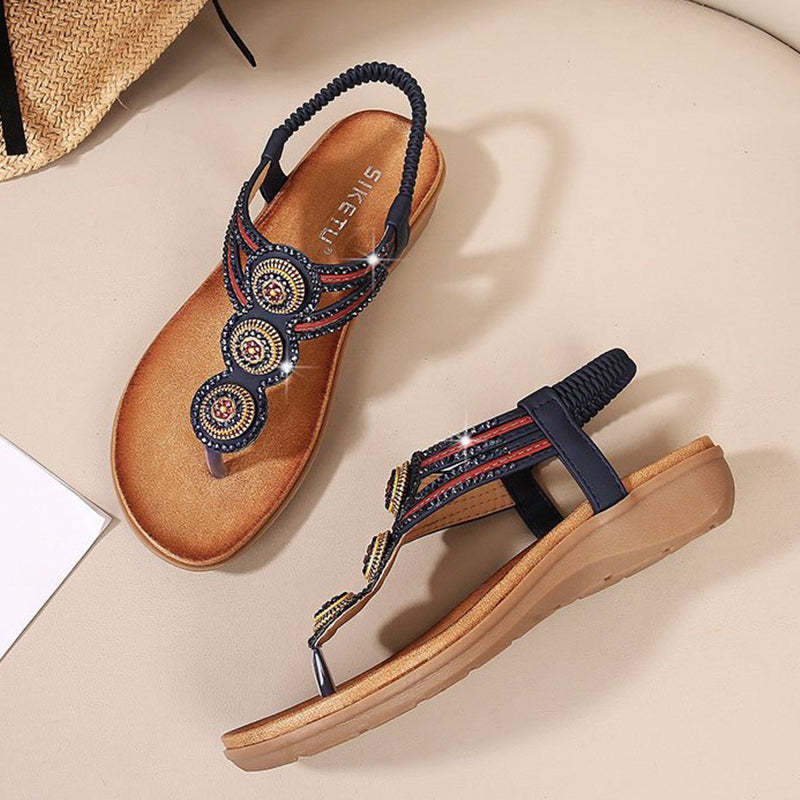 Women's Comfy Flat Sandals - SIKETU-tidenox