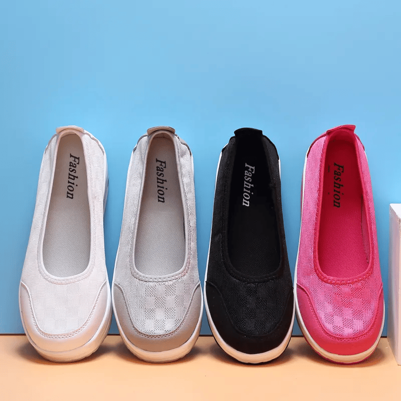 🌸🎉 Trendy Must-Have! Only a Few Left! ✨🥿💫Women's Daily Comfortable Breathable Shockproof Arch Support Orthopedic Slip-on Sneakers-tidenox