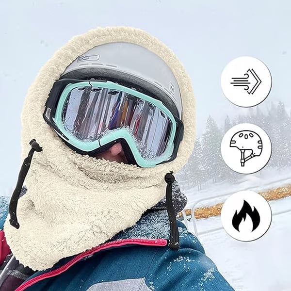 🔥2025 HOT SALE 49% OFF🔥 - Winter Outdoor Sherp Hooded Sports Windproof Mask⛷️-tidenox