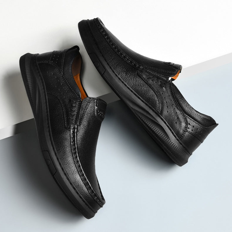 Men's Comfortable Genuine Leather Orthopedic Loafers-tidenox