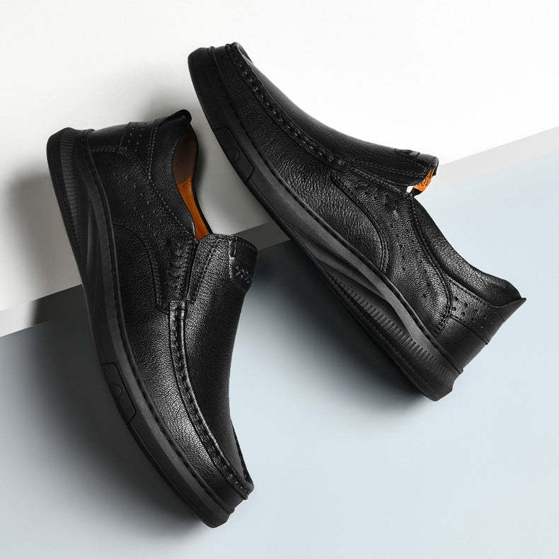 Men's Comfortable Genuine Leather Orthopedic Loafers-tidenox