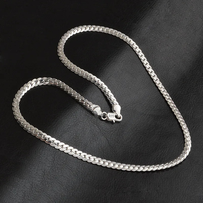 Serenity Silver Necklace-tidenox