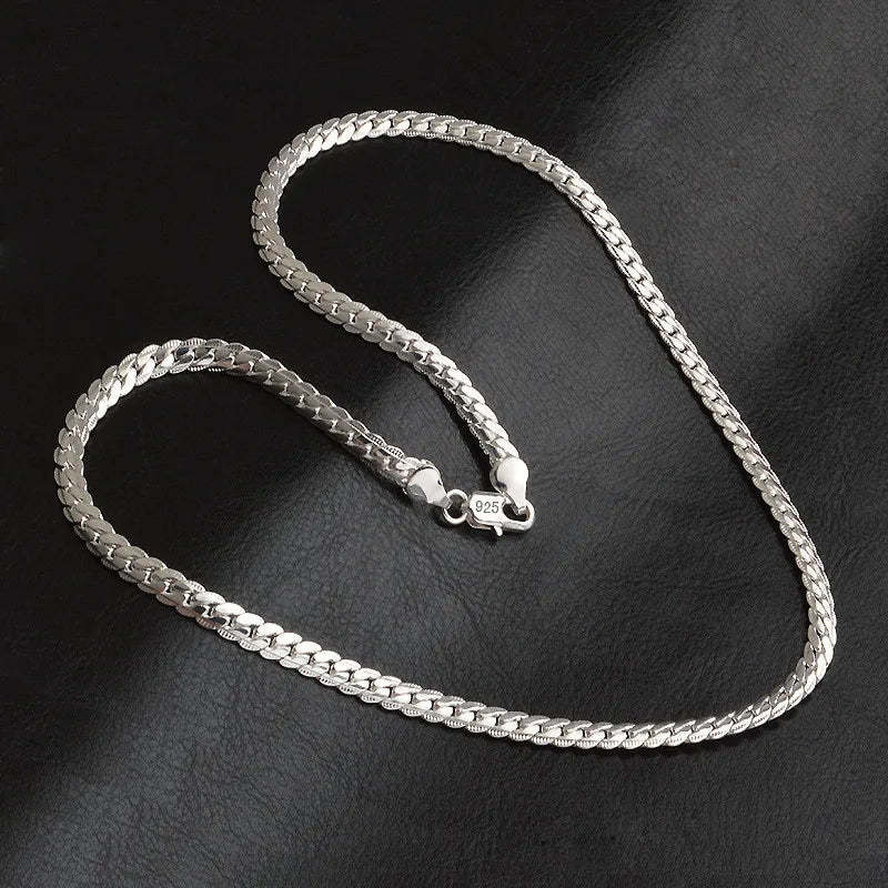Serenity Silver Necklace-tidenox