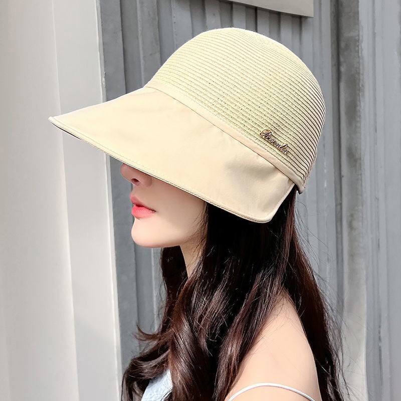Women's Large Brim Sunscreen Hat-tidenox