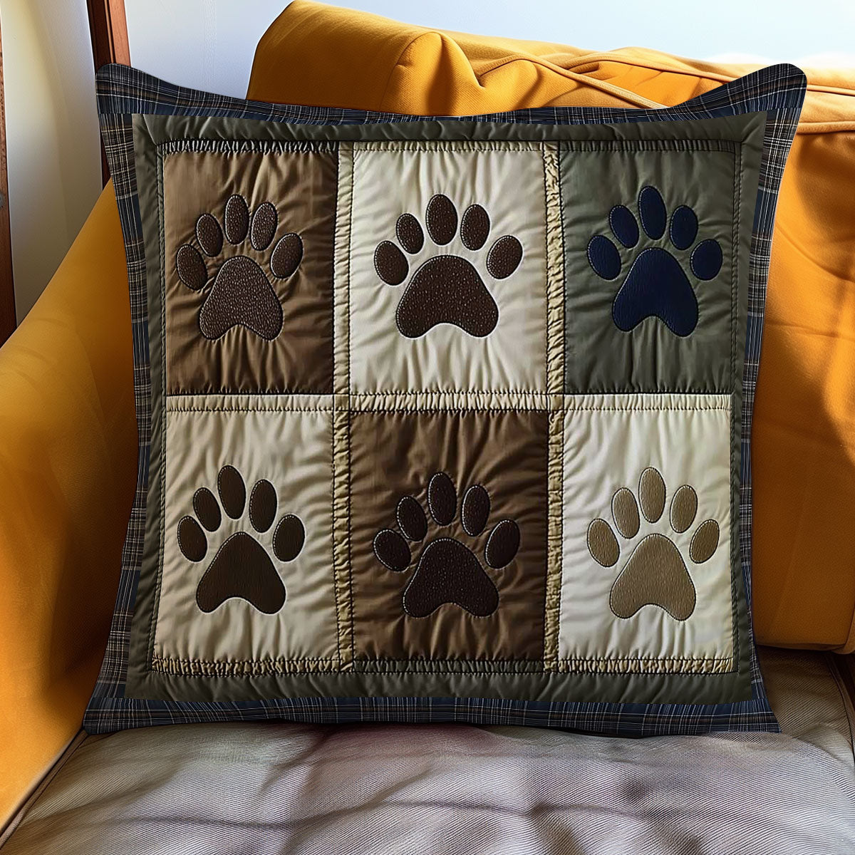 Wild Trail Paw Dog WN2304050CL Quilt Pillow Case-tidenox