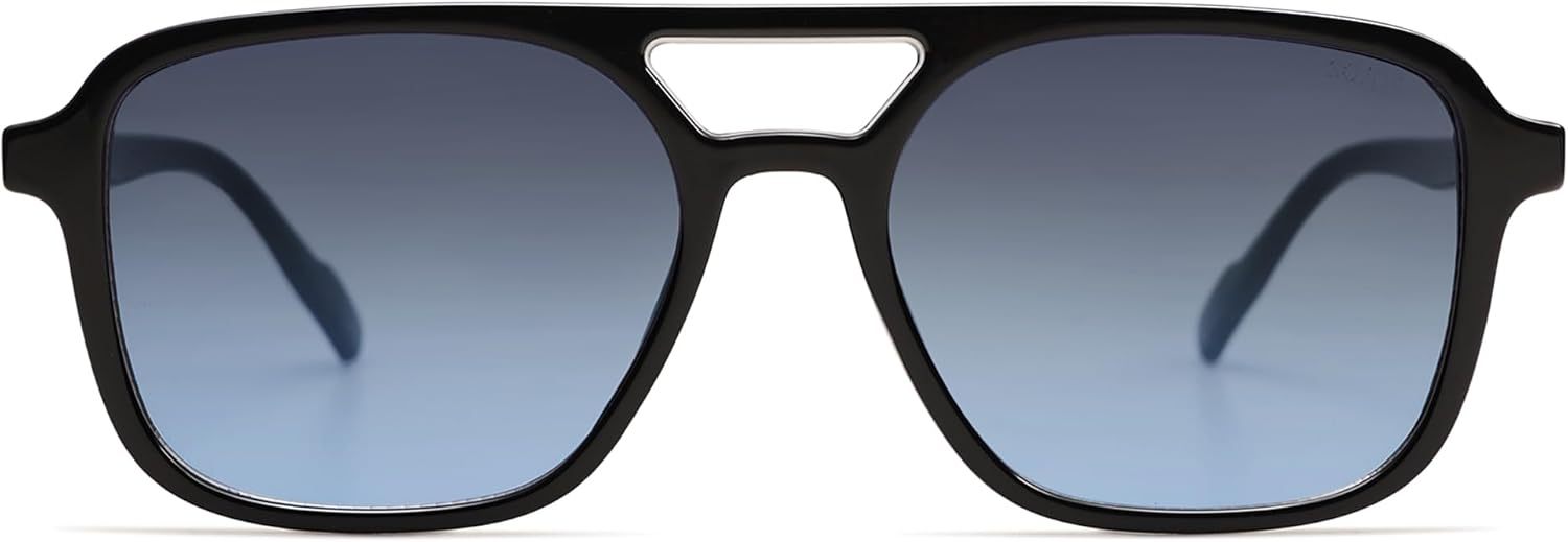 SOJOS Retro Aviator Sunglasses for Women Men,Trendy Rectangle Womens Mens Shades Sun Glasses SJ2202-tidenox