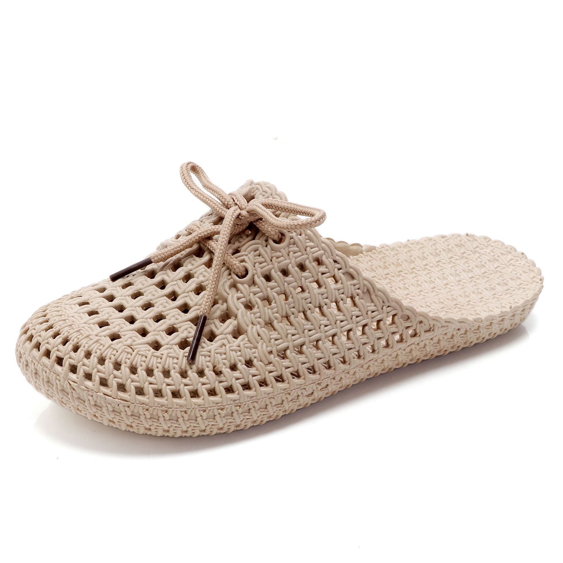 Women's Fashion Hollow Out Breathable Beach Slippers-tidenox