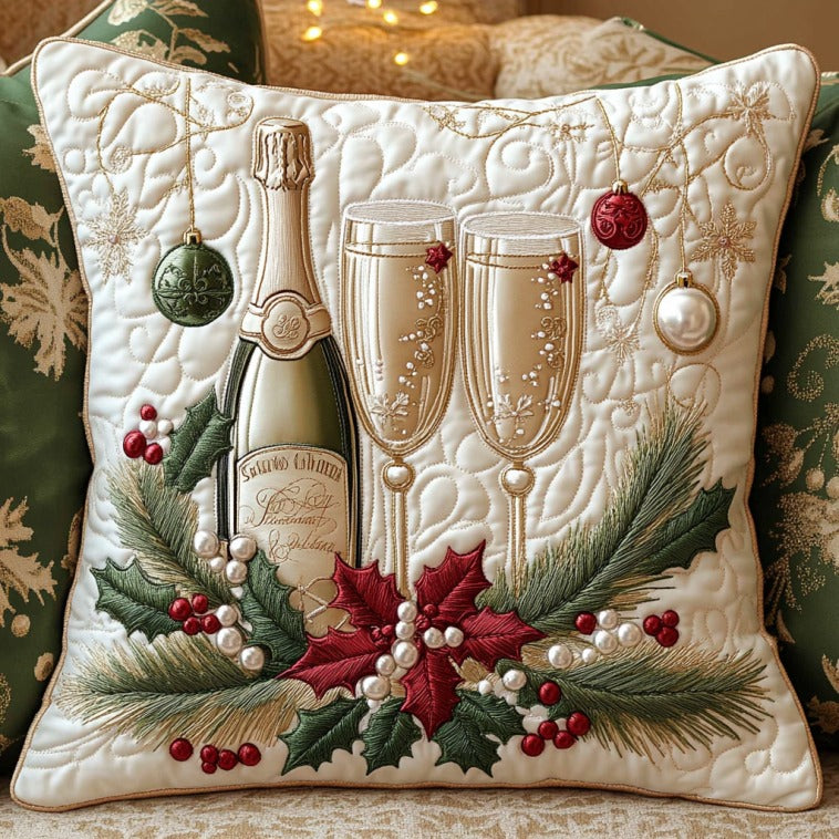 Sparkling Christmas Eve XR1810003CL Quilt Pillow Case-tidenox