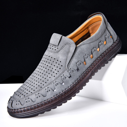 ⏰LAST DAY – 60% OFF🛒 Men's - Orthopedic Leather Loafers – Breathable, Supportive & Lightweight Casual Shoes for Walking, Driving & Everyday Comfort-tidenox