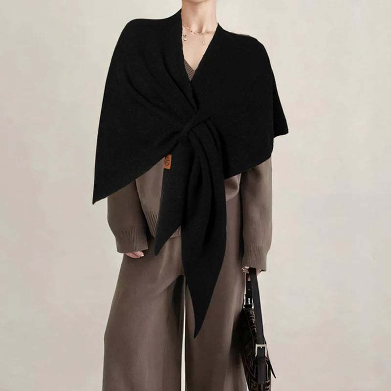 Women's Solid Color Shawl-tidenox