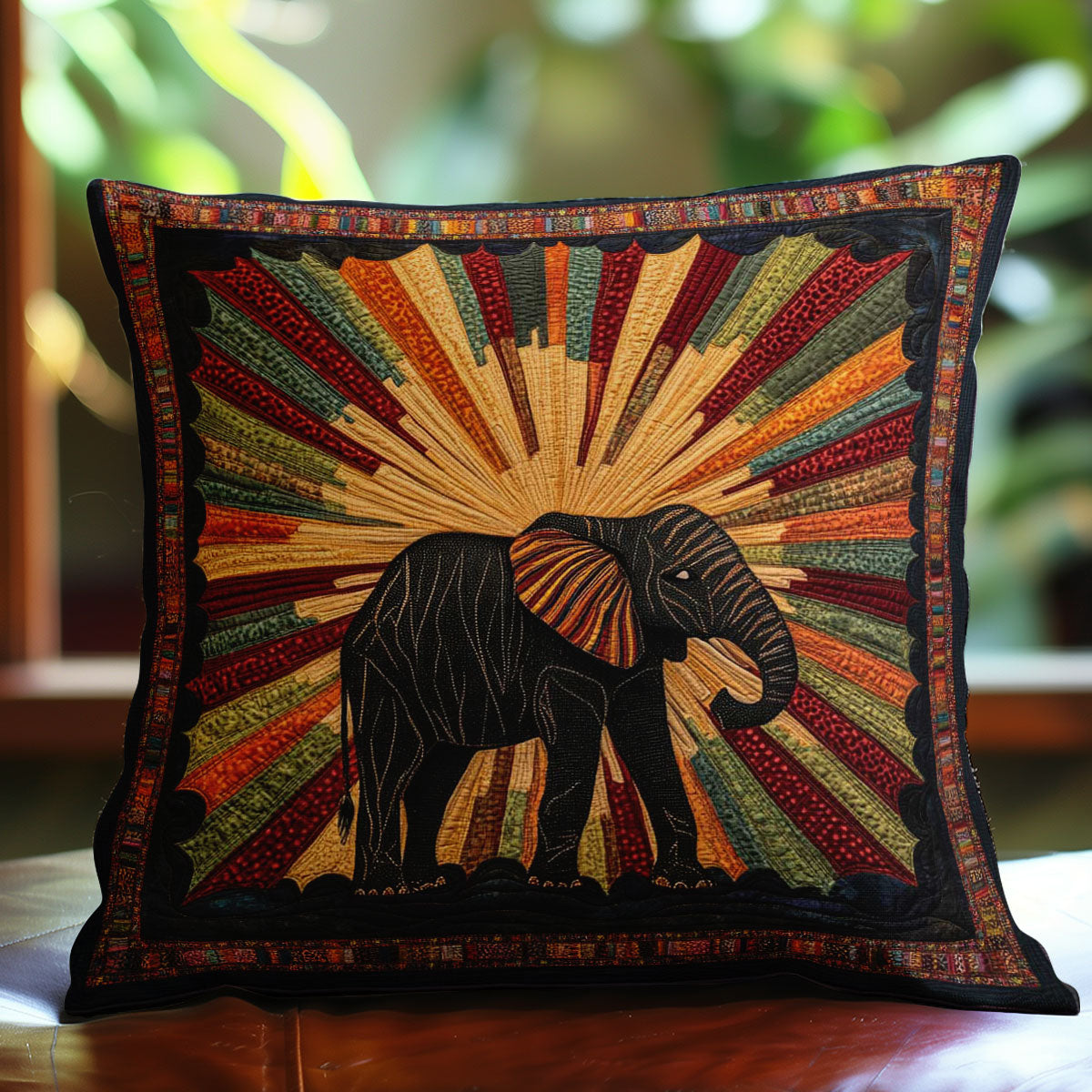 Mystic Elephant WN1002116CL Quilt Pillow Case-tidenox