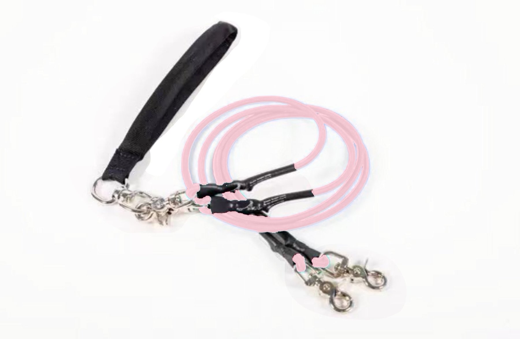 🔥🐕Double Bungee Leash - 1st step training tool-tidenox