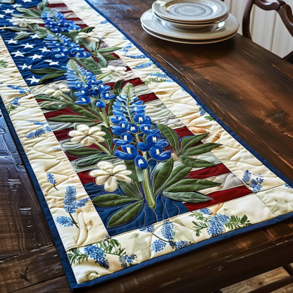 Bluebonnet Quilted Table Runner NCU0VT136-tidenox