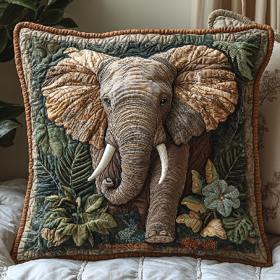 Cat Cluster Quilted Pillow