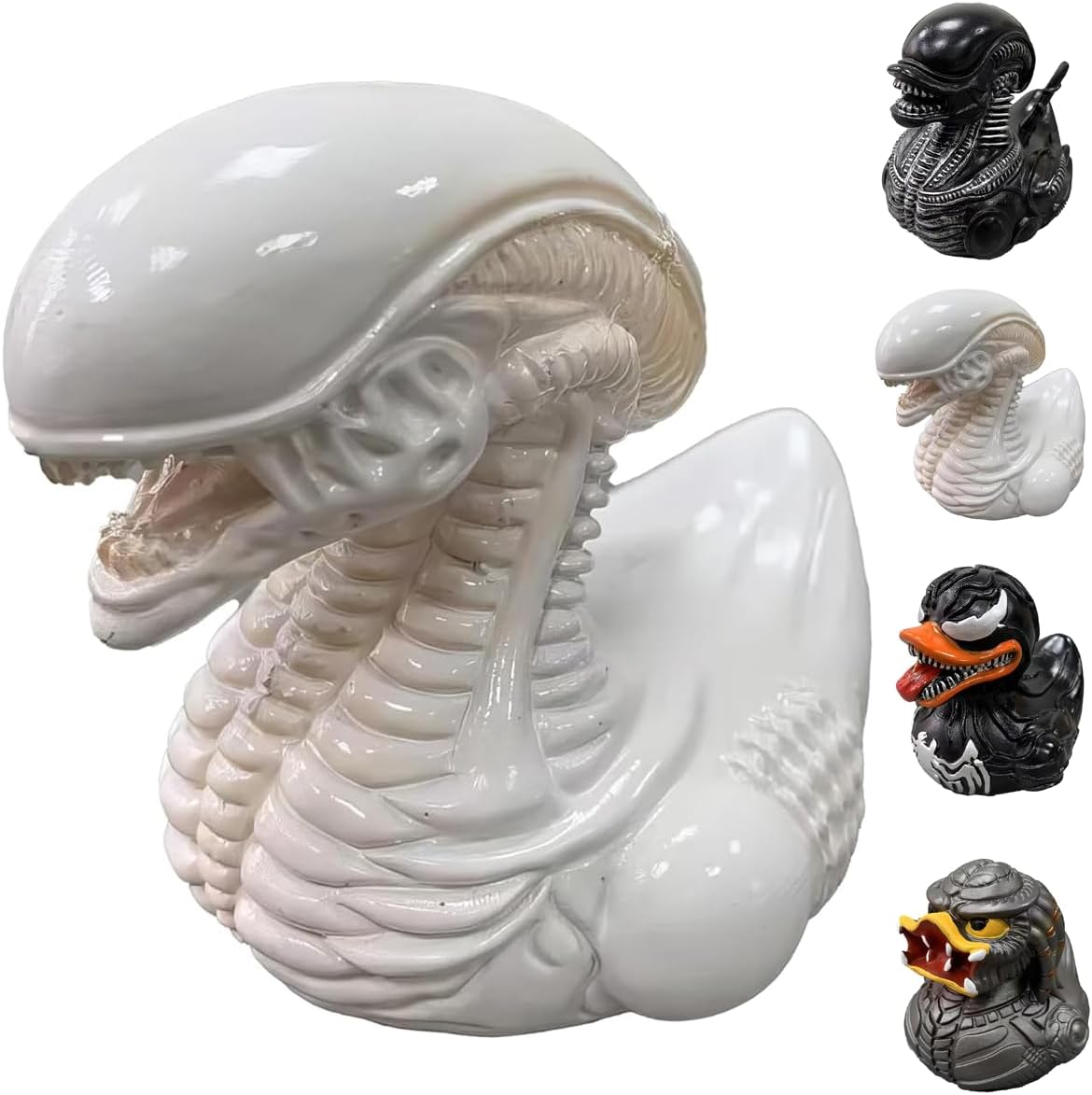 EROCK Military Branch Resin Duck - Hand-Painted Collectible Miniature for Car Dashboard, Office Desk, Home Decor - Air Force/Navy/Army/Space/Coast Guard/Camouflage（Army