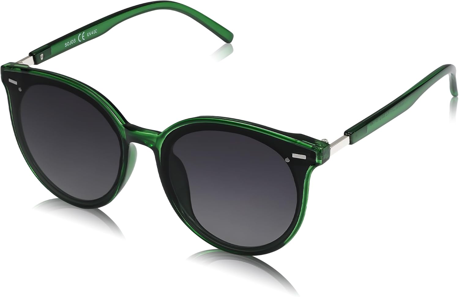 SOJOS Sunglasses Womens Trendy 2025 Classic Round Retro Vintage Shades Large Frame Sunnies SJ2067-tidenox