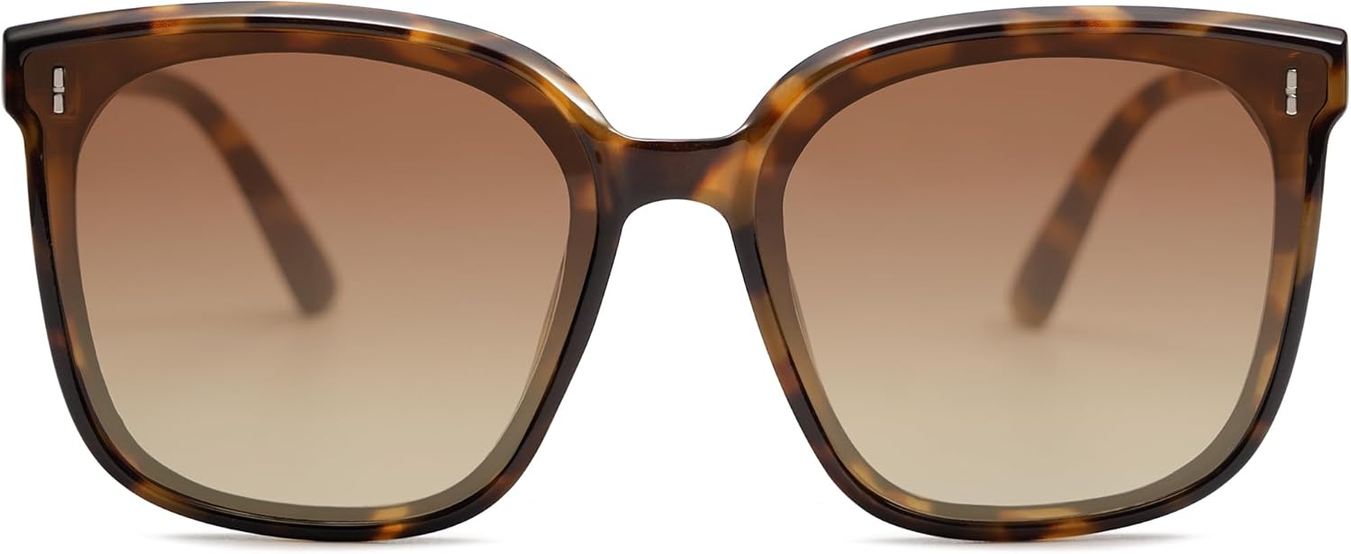 SOJOS Trendy Oversized Sunglasses for Women and Men-tidenox