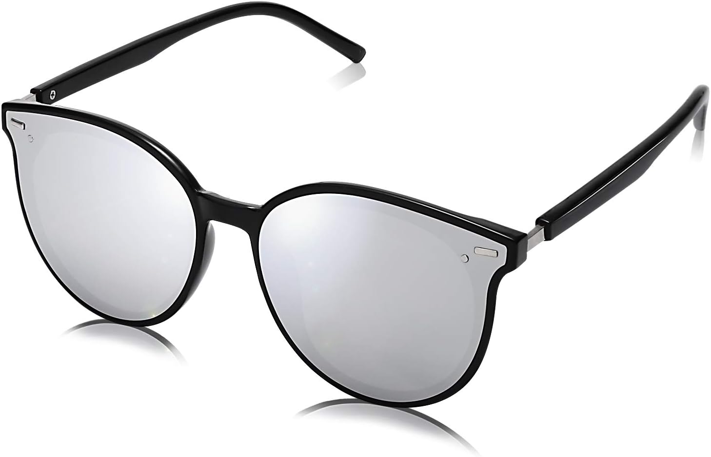 SOJOS Sunglasses Womens Trendy 2025 Classic Round Retro Vintage Shades Large Frame Sunnies SJ2067-tidenox