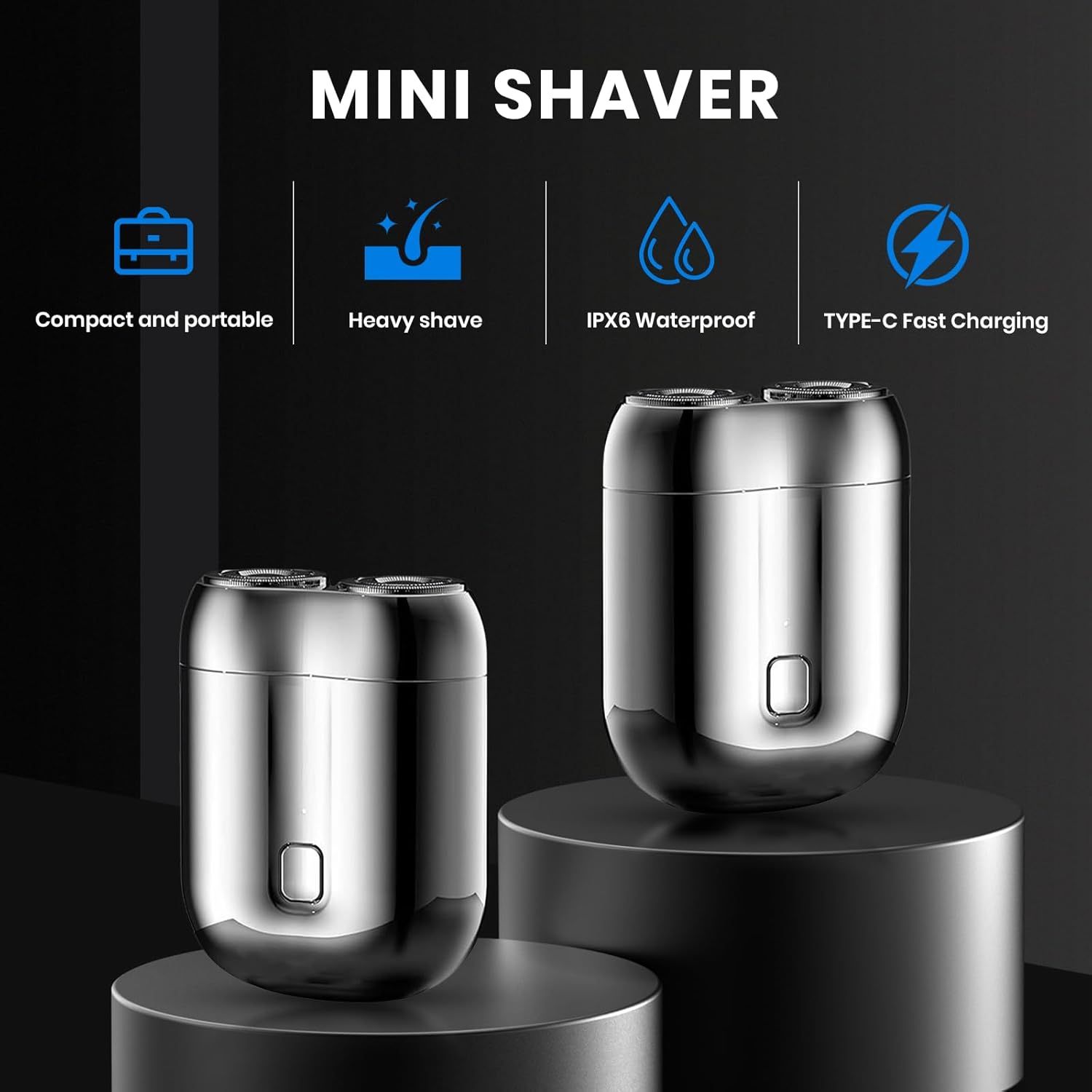 ✨2025 New Upgrade Pocket Shaver USB Mini Shavers