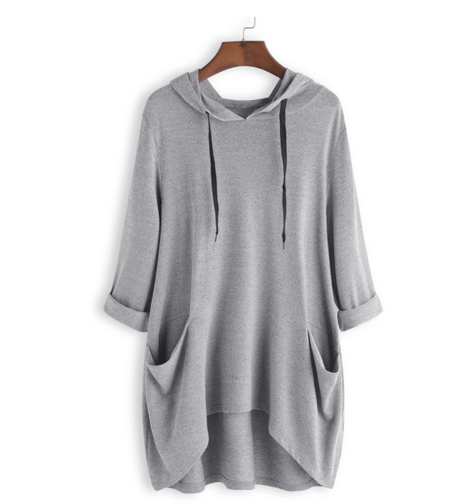 Casual Comfy Pocket Hoodie-tidenox