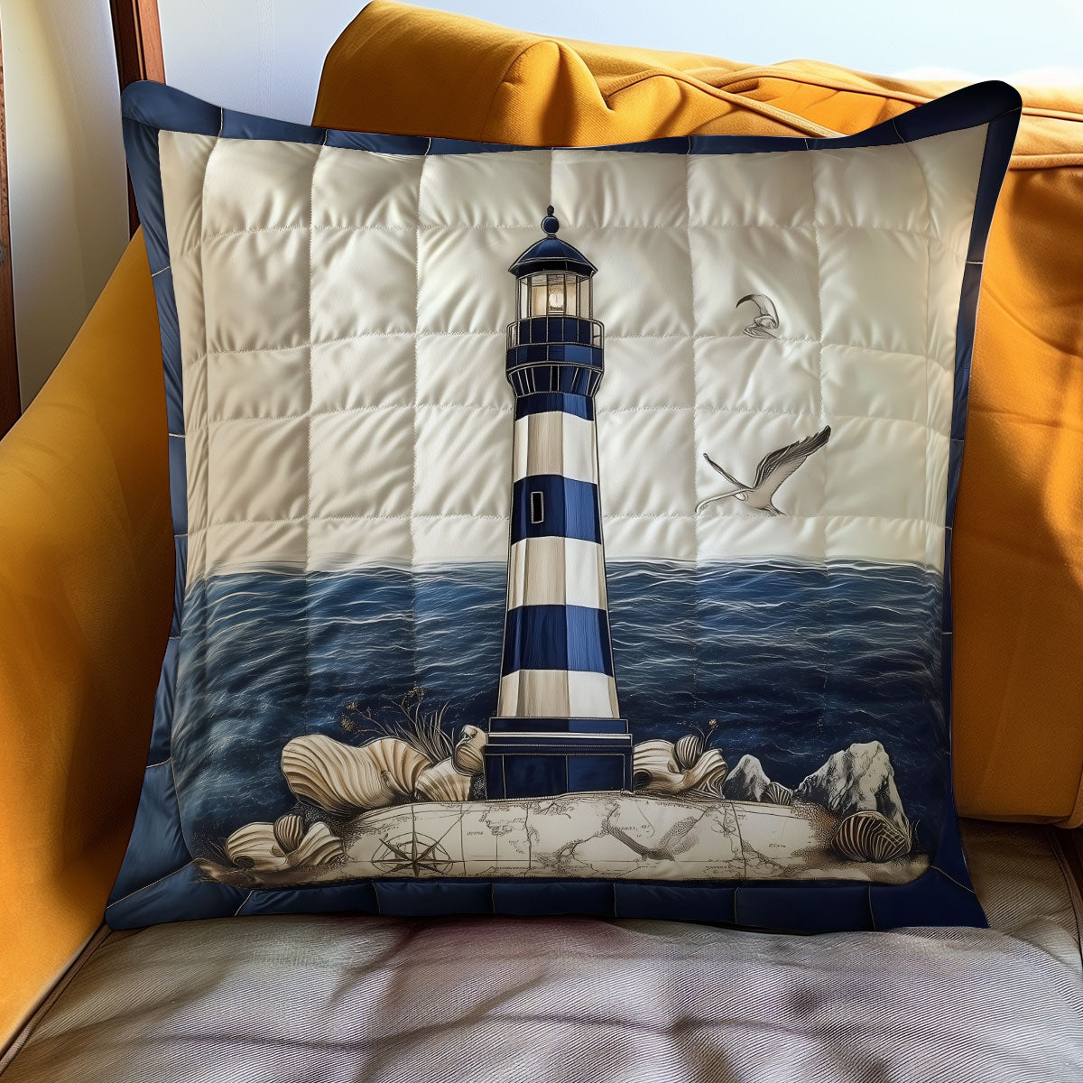 Twilight Lighthouse WN1704052CL Quilt Pillow Case-tidenox