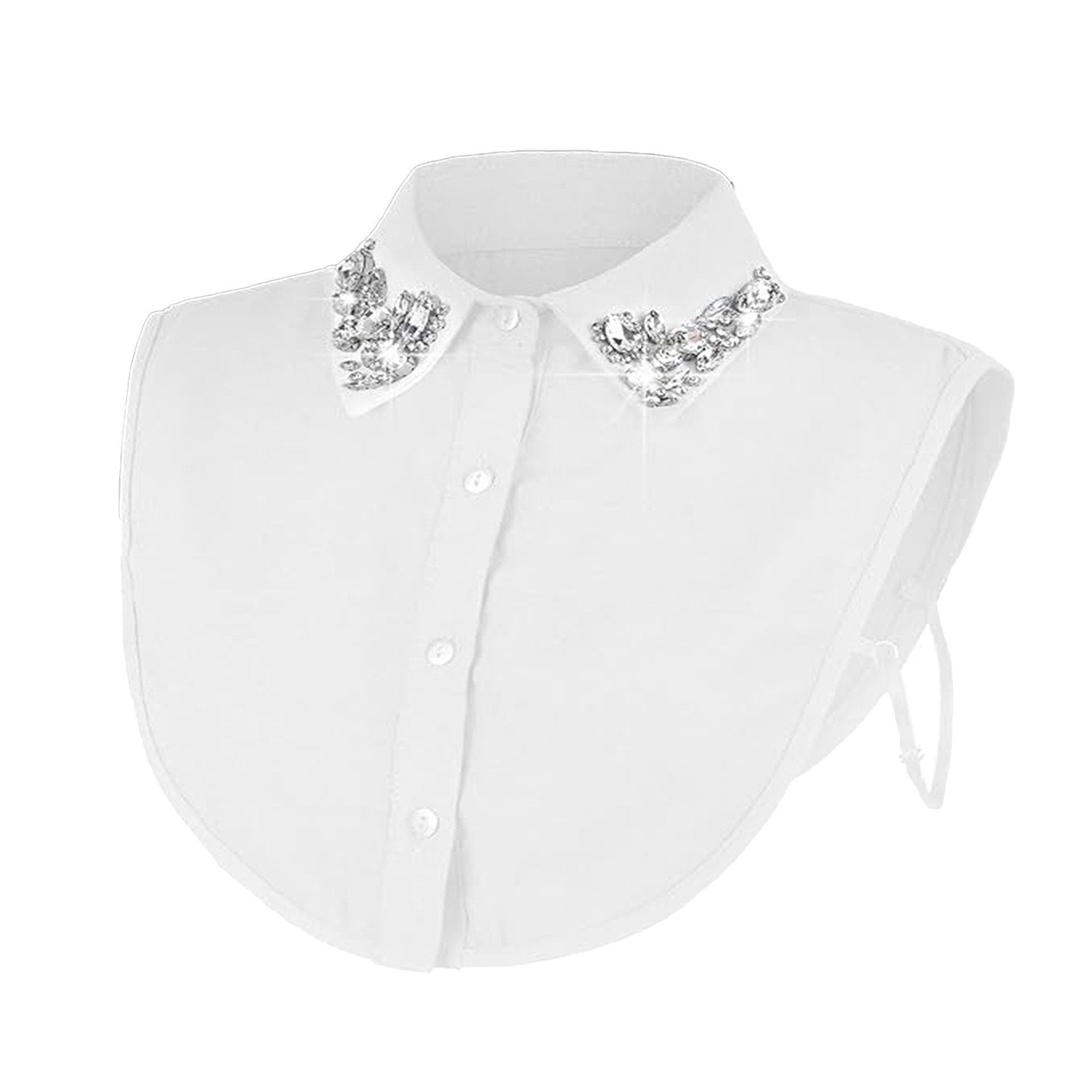 🔥Red Christmas Plaid Rhinestone Collar-tidenox