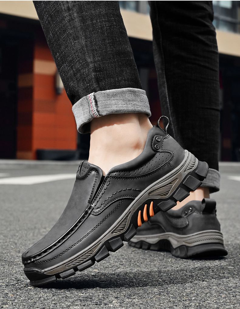 Men's Soft Insole Walking Casual Loafers-tidenox