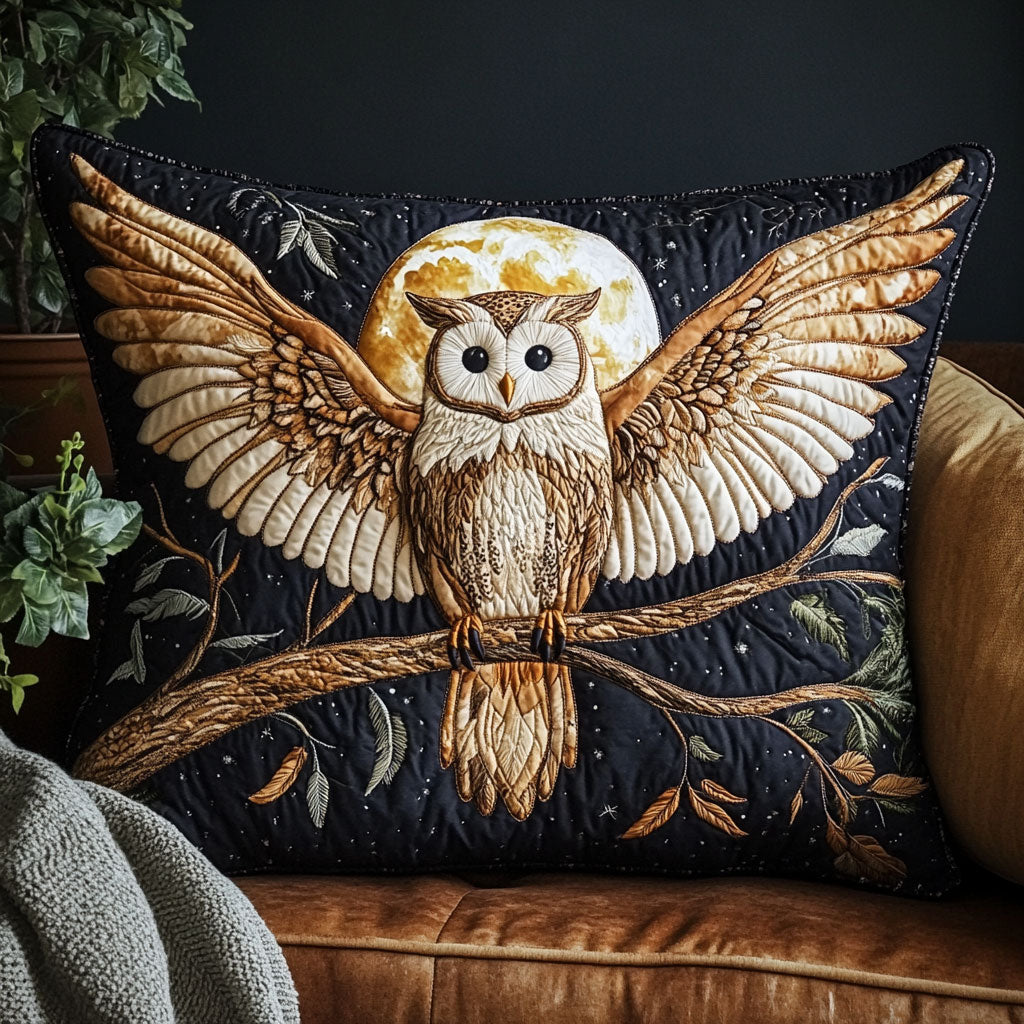 Midnight Owl CW2306029CL Quilt Pillow Case-tidenox