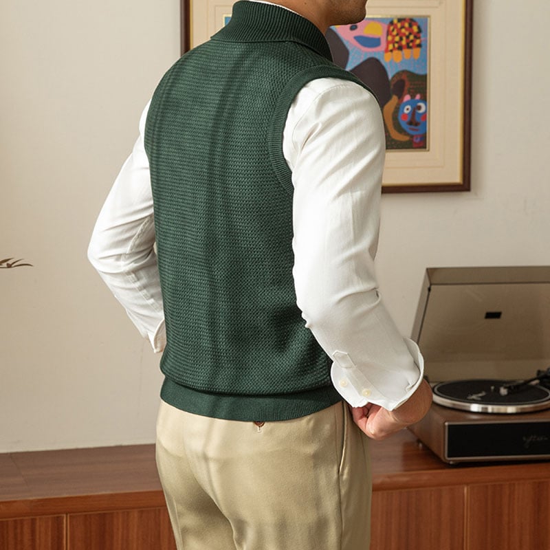 Men's Gentleman Warm Knitted Vest (Buy 2 Free Shipping)-tidenox