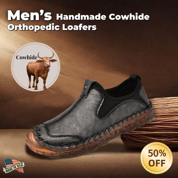 Men's Handcrafted Genuine Leather Moccasins Foot Wear-tidenox
