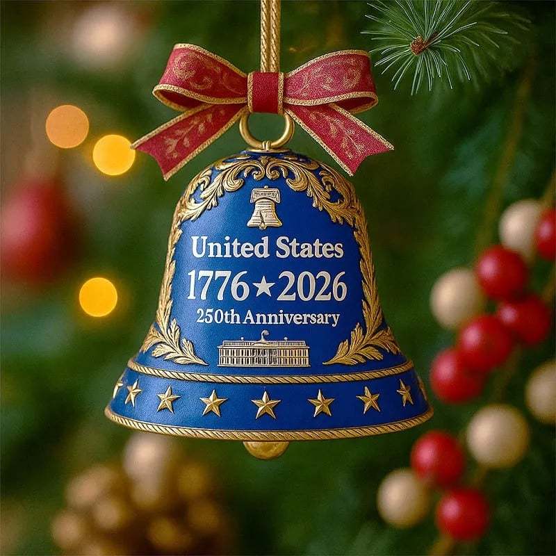 🎉Buy 2 Get 1 FREE❤️‍🔥United States 250th Anniversary Bell Ornament