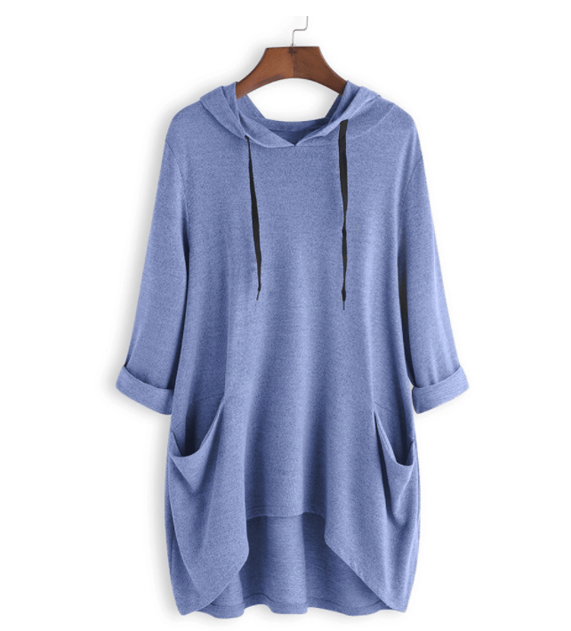 Casual Comfy Pocket Hoodie-tidenox