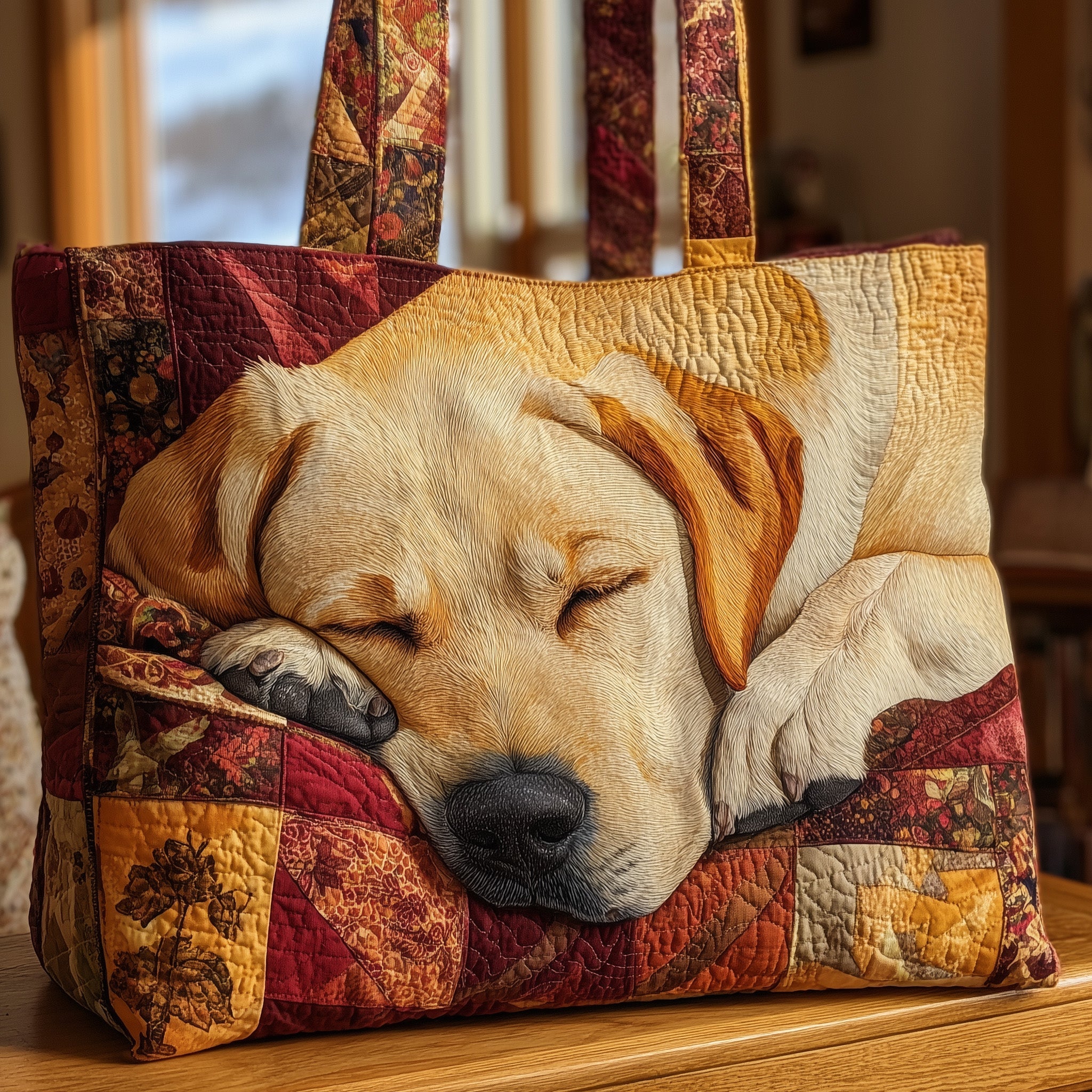 Labrador Quilted Tote Bag GFTOMA3453-tidenox