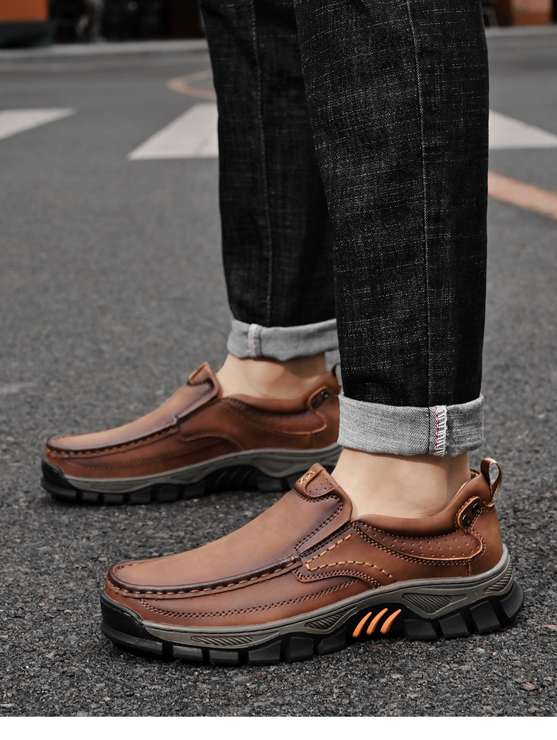 Men's Soft Insole Walking Casual Loafers-tidenox