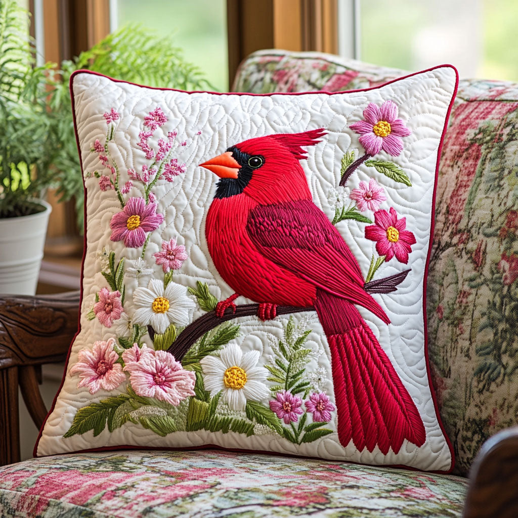Cardinal Flower CW0507012CL Quilt Pillow Case-tidenox