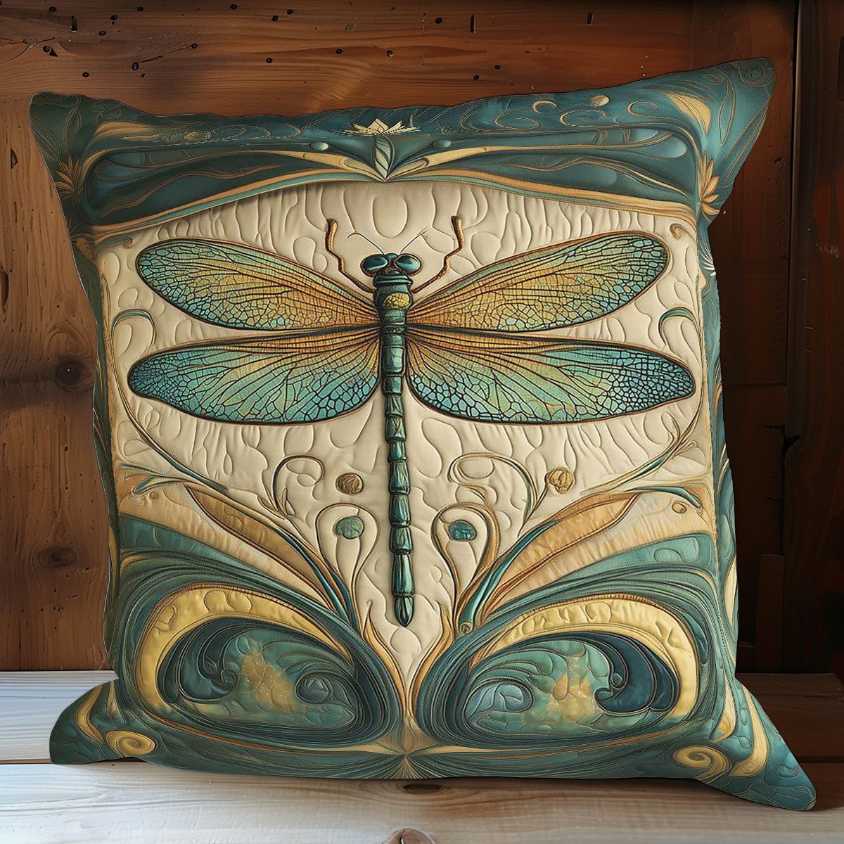 God Dragonfly WP2502001CL Quilt Pillow Case-tidenox