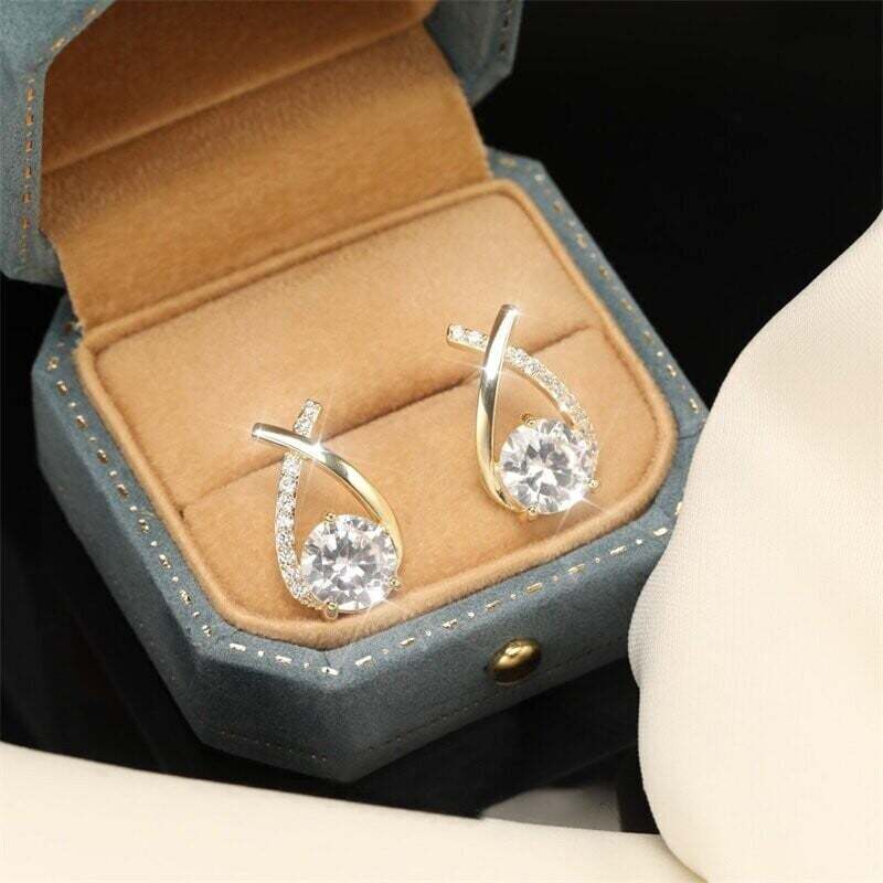 Mermaid Tail Stud Earringsღღ-tidenox