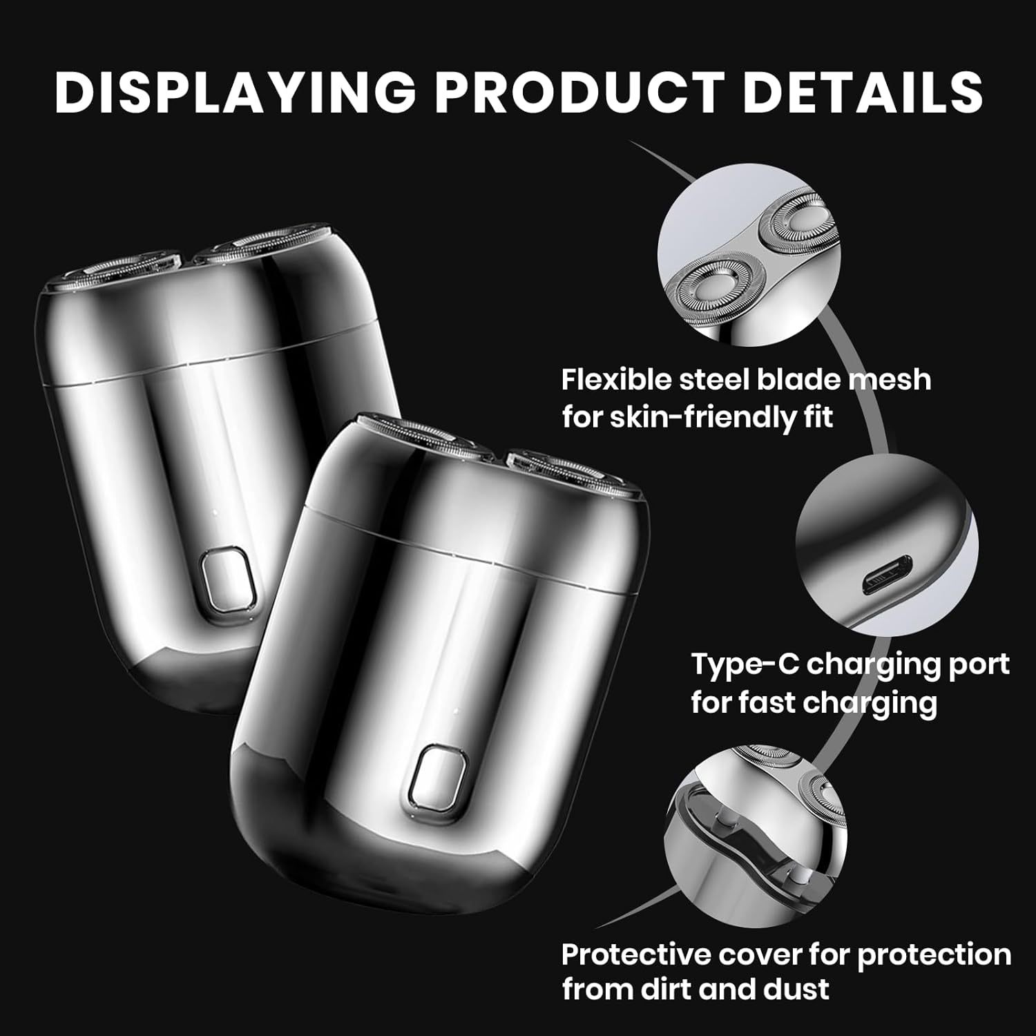 ✨2025 New Upgrade Pocket Shaver USB Mini Shavers