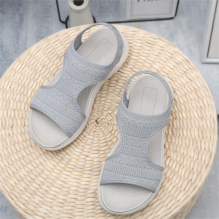 Orthopedic Sandals Cushion Walk Fly Knit Sporty Sandal EEE Fit-tidenox