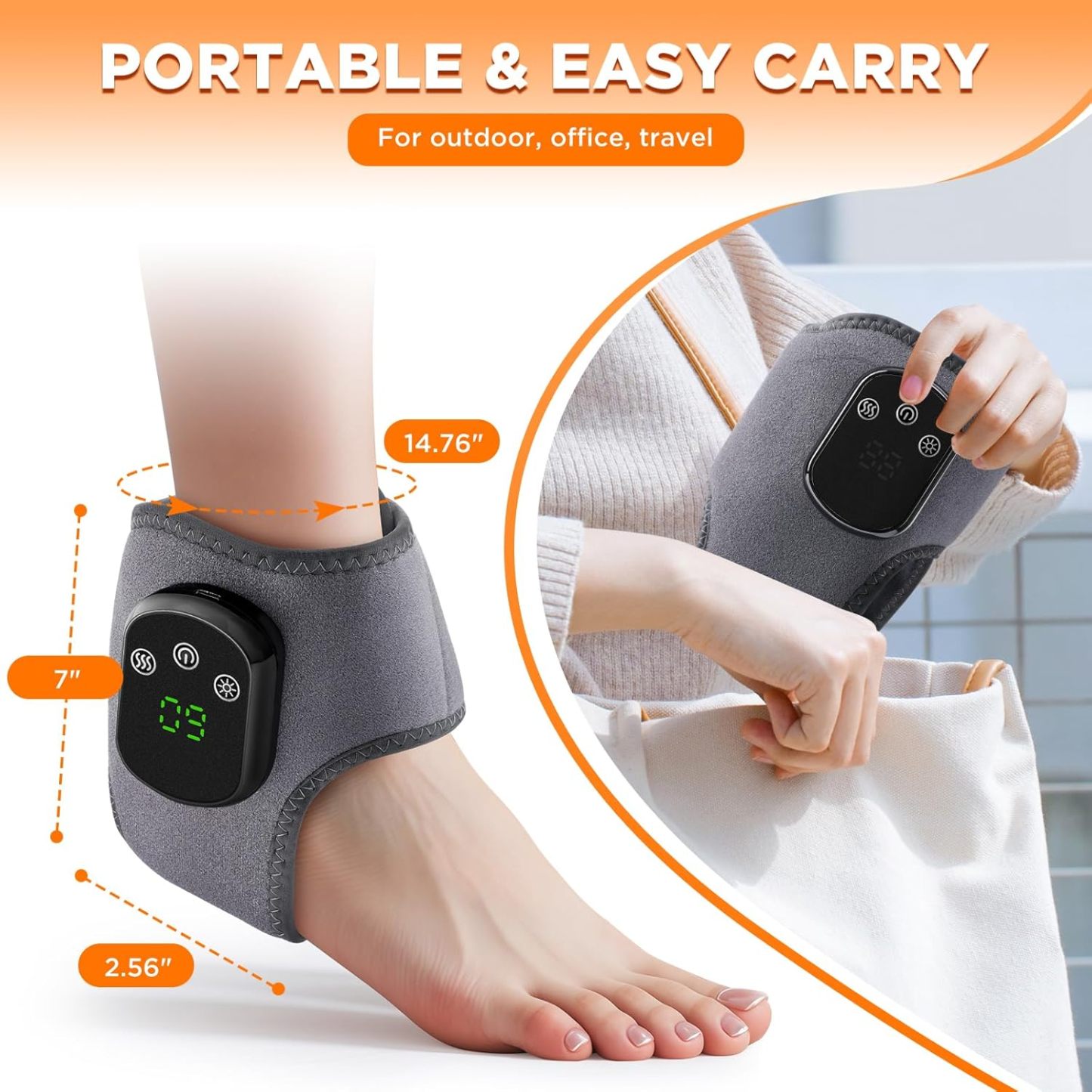 TheraFoot & Ankle 3 in 1 Foot massager