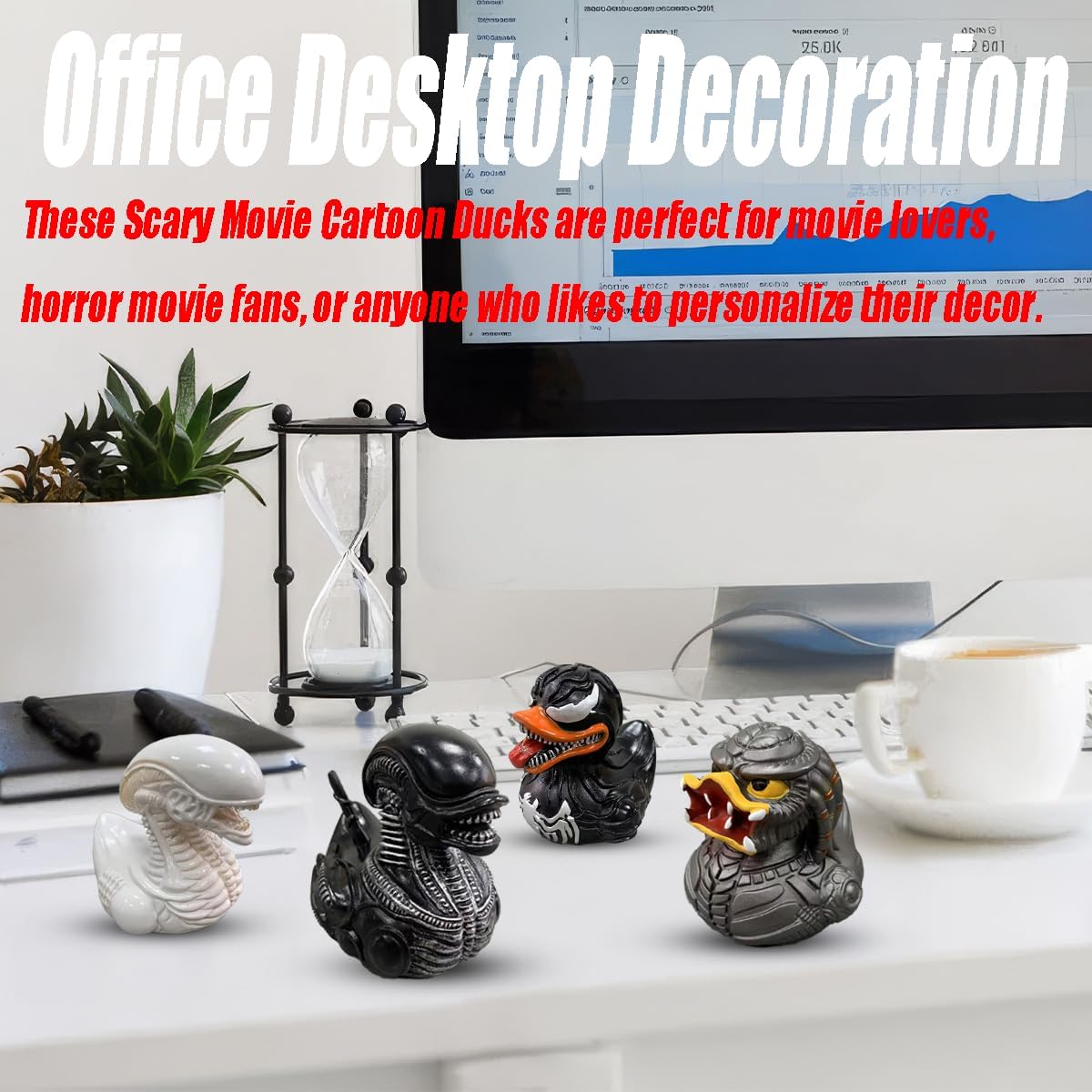 EROCK Military Branch Resin Duck - Hand-Painted Collectible Miniature for Car Dashboard, Office Desk, Home Decor - Air Force/Navy/Army/Space/Coast Guard/Camouflage（Army