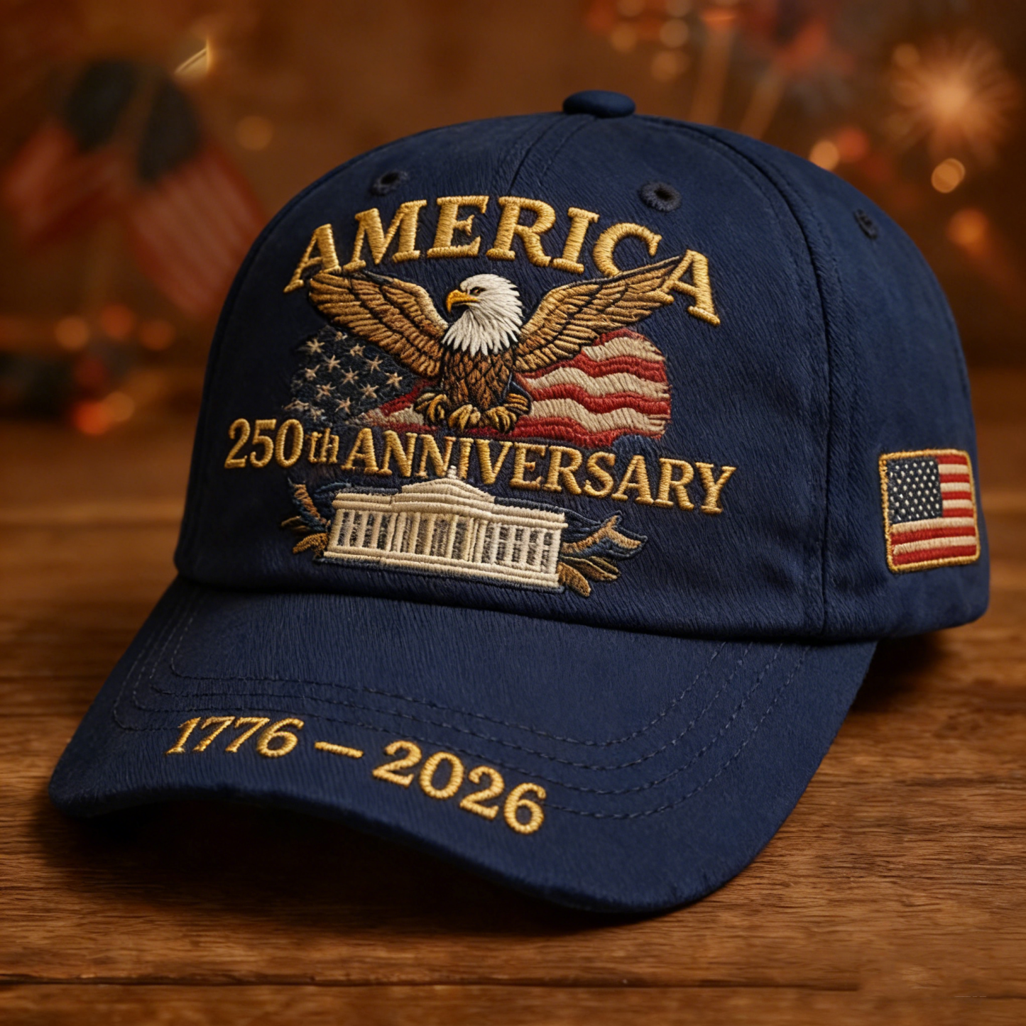 United States 250th Anniversary Print Cap