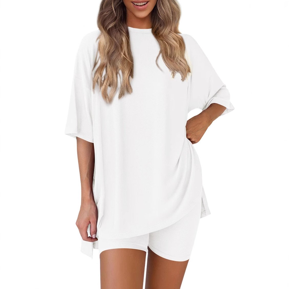 🏆Flash Sale⚡ 50K+ SOLD! Almost Gone-💥Women's Summer Casual Loose Two-Piece Casual Suit